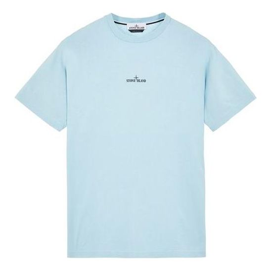T-paita Stone Island Logo T-Shirt Sininen | 79152NS82-V0041, 0