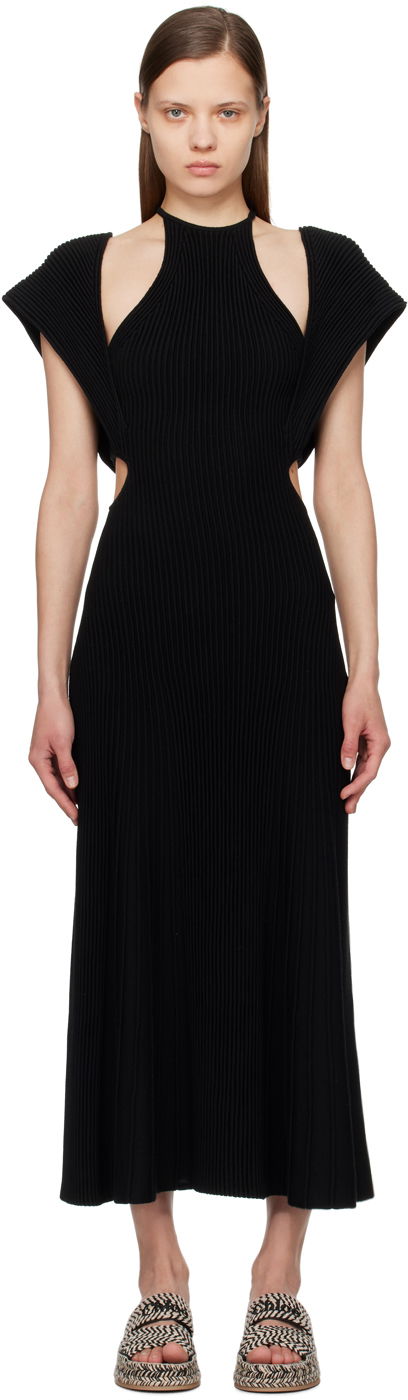 Mekko CHLOÉ Cutout Maxi Dress Musta | CHC24UMR01520