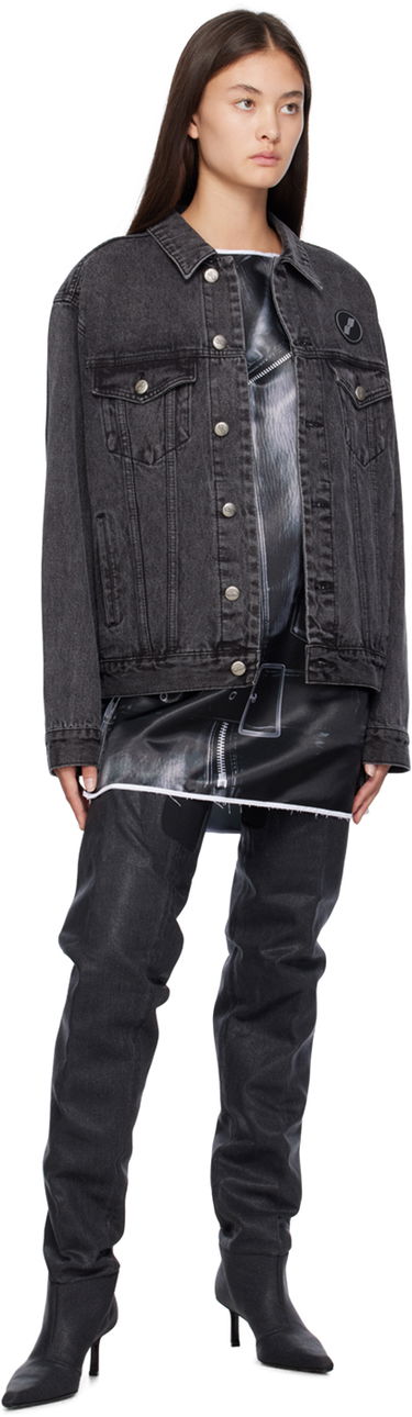 Takki We11done We11done Faded Denim Jacket Musta | WD-DJ4-20-017-U-WB, 3