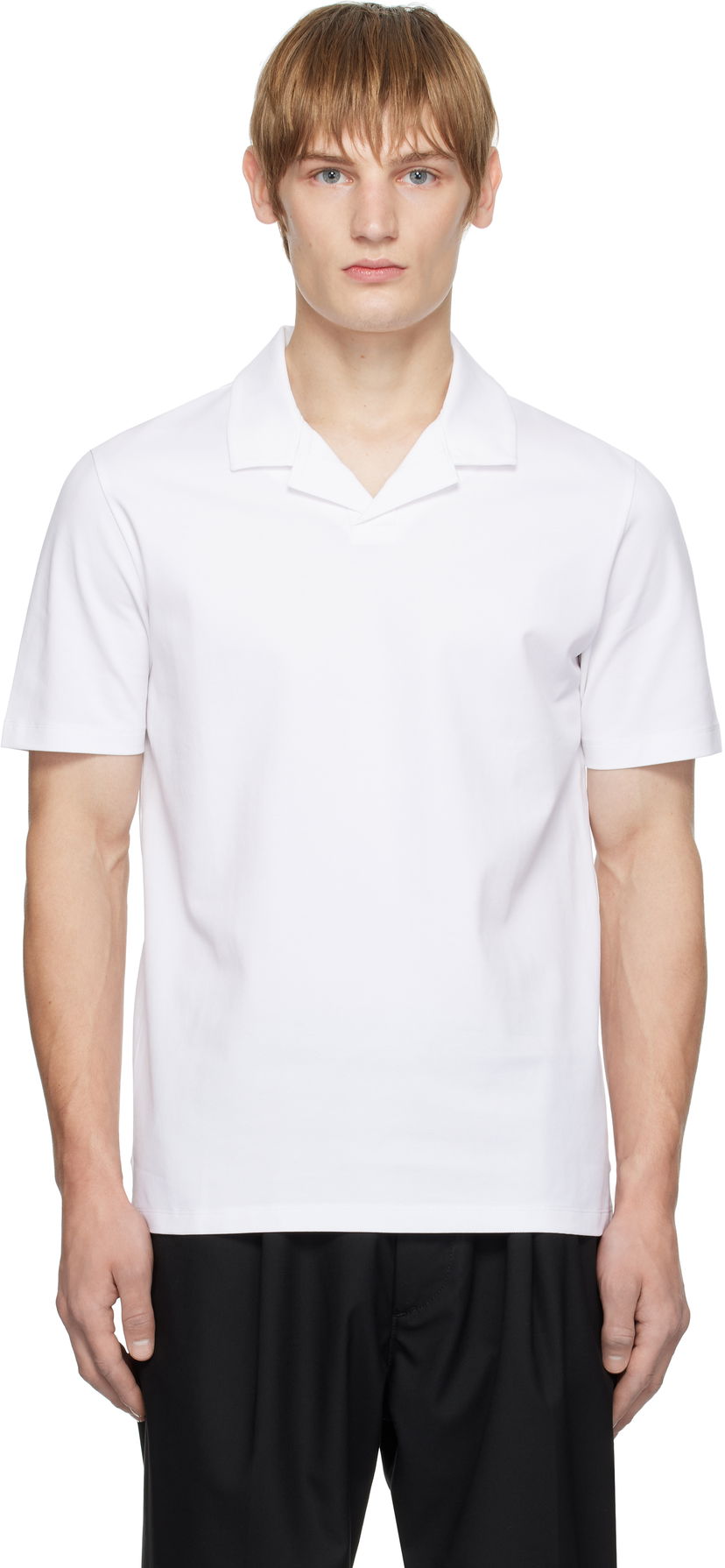 Poolopaita BOSS Bowling Polo Shirt Valkoinen | 50530169