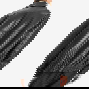 Bomber-takki Studio Nicholson Studio Nicholson Bomber Jacket, Size Large Musta | PISTONSNM-1115-BLK, 3