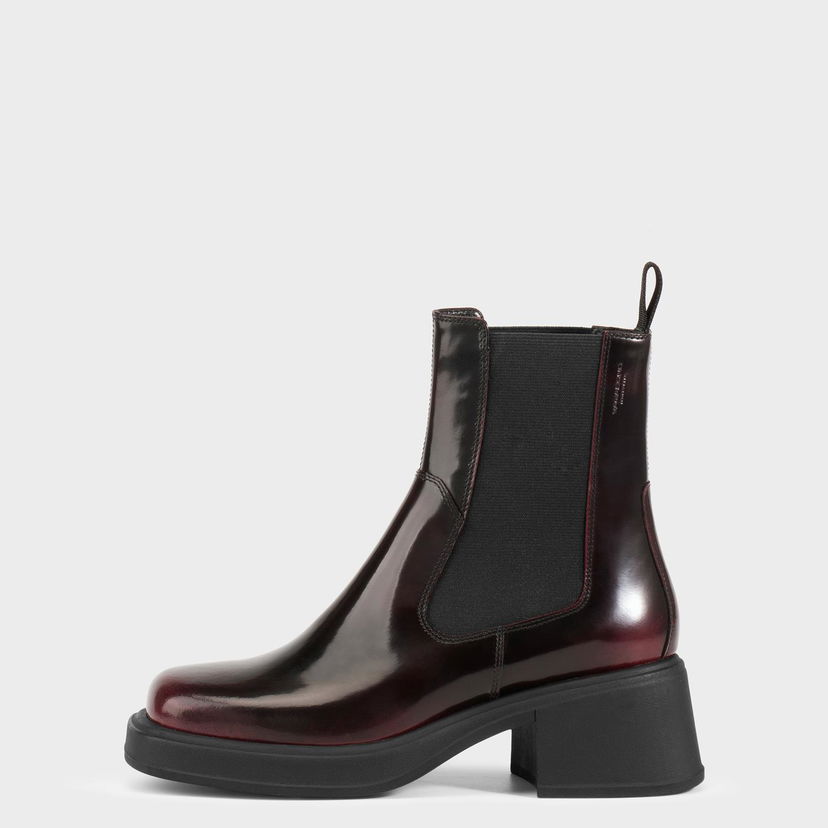 Tennarit ja kengät Vagabond Vagabond Dorah Patent Leather Chelsea Boots Burgundia | 5642-004-54
