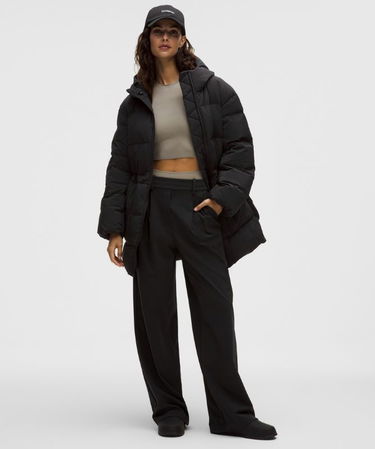 Puffer takki lululemon 600-Fill-Power Down Adjustable Waist Puffer Jacket Musta | prod20003739, 0
