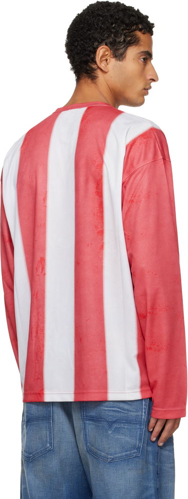 T-paita Diesel T-Ruby Striped Graphic Long Sleeve T-Shirt Monivärinen | A19539-0LKCC-42AA, 2