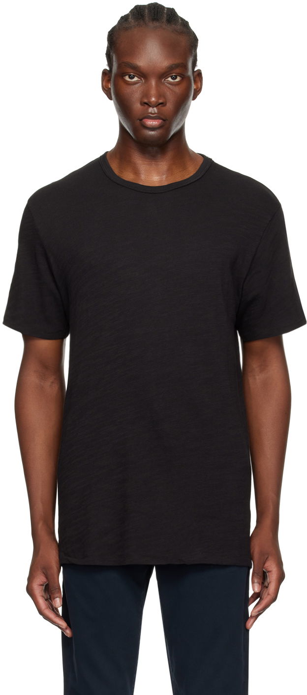 T-paita rag & bone Rag & Bone Classic Flame T-Shirt Musta | M000T096G