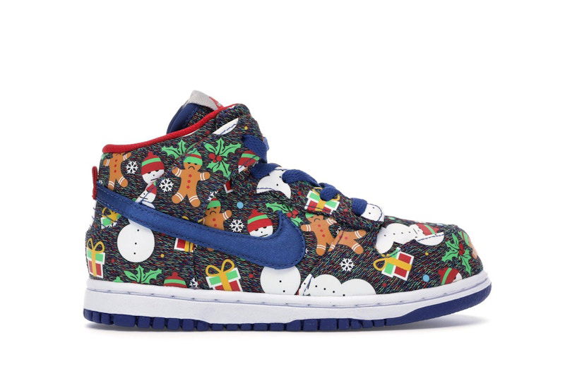 Tennarit ja kengät Nike SB SB Dunk High Concepts Ugly Christmas Sweater (2017) Monivärinen | AO1558-446