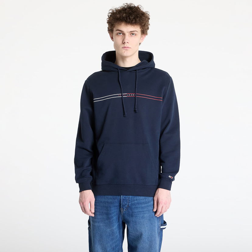 Huppari Tommy Hilfiger Tommy Jeans Regular Entry Graphic Hoodie Tummansininen | DM0DM20847 C1G