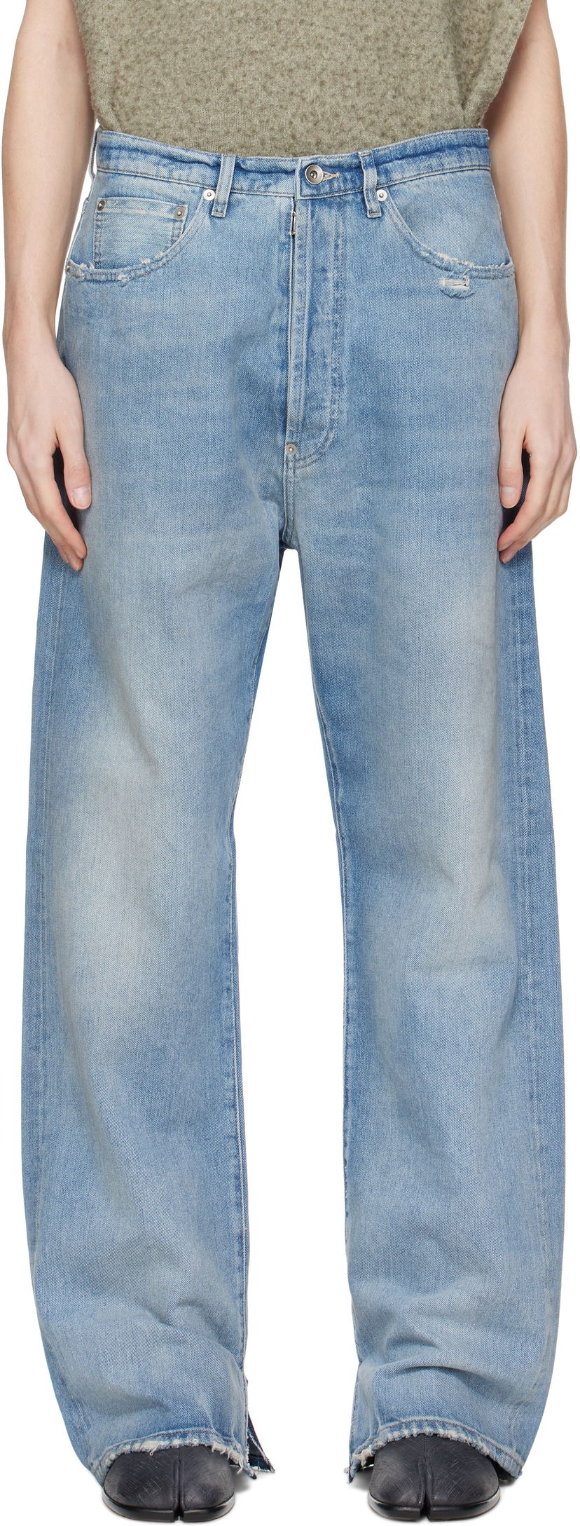 Jeans Maison Margiela Maison Margiela Buckle Jeans Sininen | S50LA0238 S30383