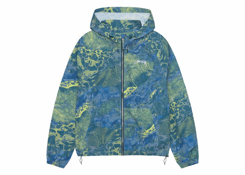 Tuulitakki Stüssy Stussy Realtree Wav3 Beach Shell Jacket Sininen | 115770, 0