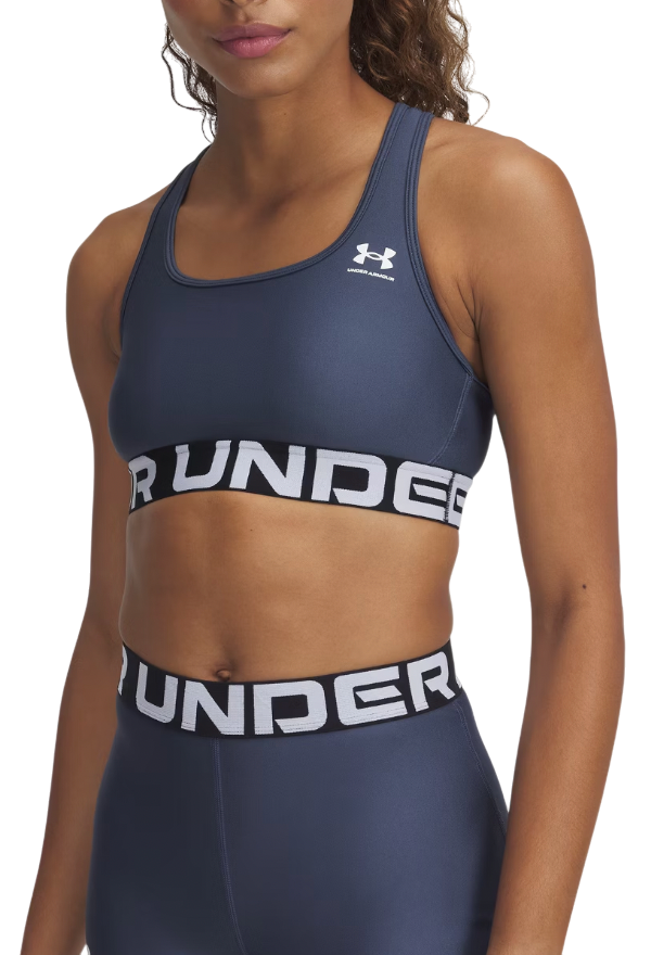 Rintaliivit Under Armour Under Armour HG Mid Branded Sports Bra Sininen | 1383544-044