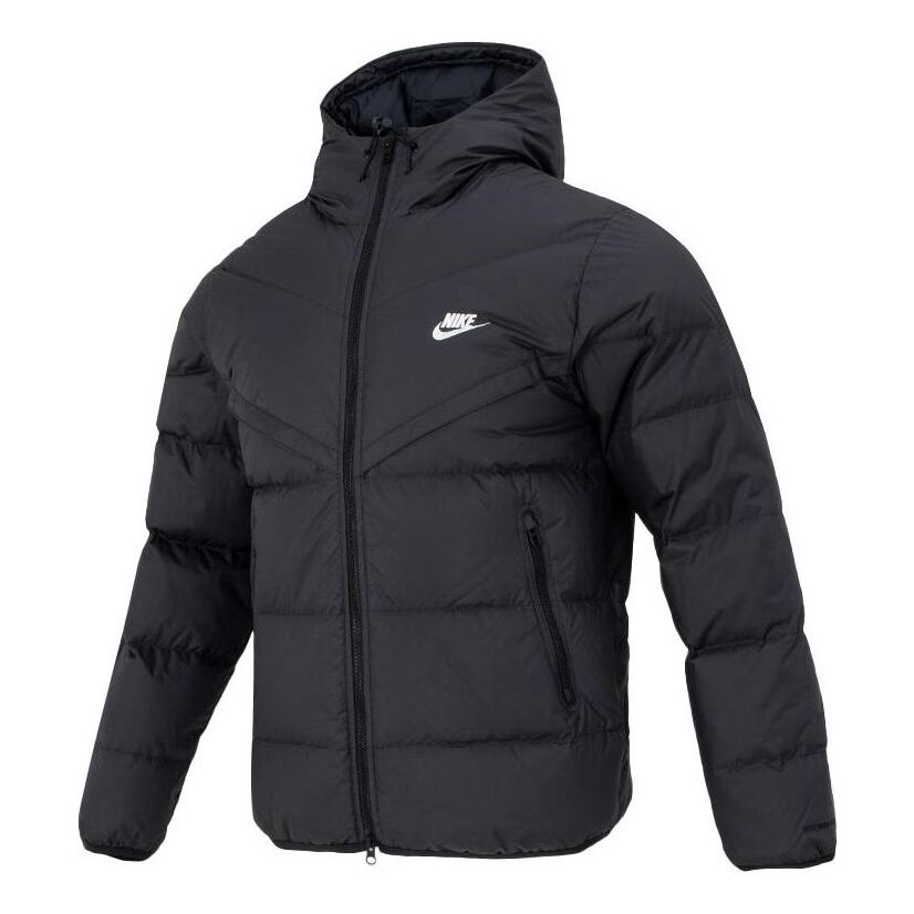 Puffer takki Nike Windrunner Hooded Jacket Musta | FB8178-010