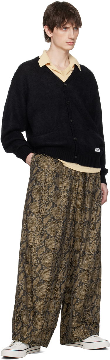Villapaita WACKO MARIA WACKO MARIA Mohair Knit Cardigan Musta | 25SS-WMK-KN06, 3