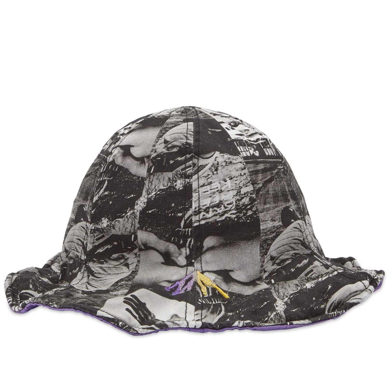 Hattu GRAMICCI x Adsum Reversible Tulip Bucket Hat Musta | GAC3-S3017-MLT, 0