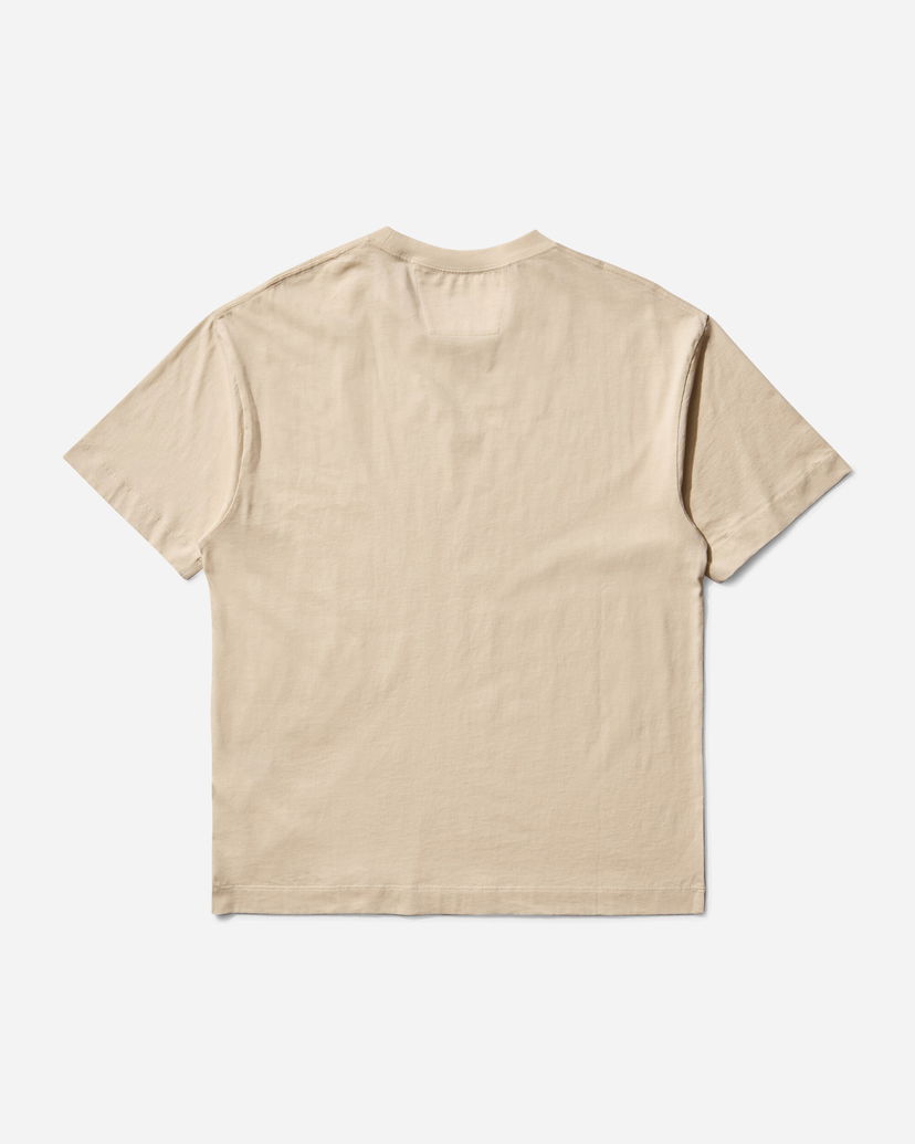 T-paita C.P. Company 30/1 Jersey Graphic T-Shirt Beige | 19CMTS105A-005100W 402