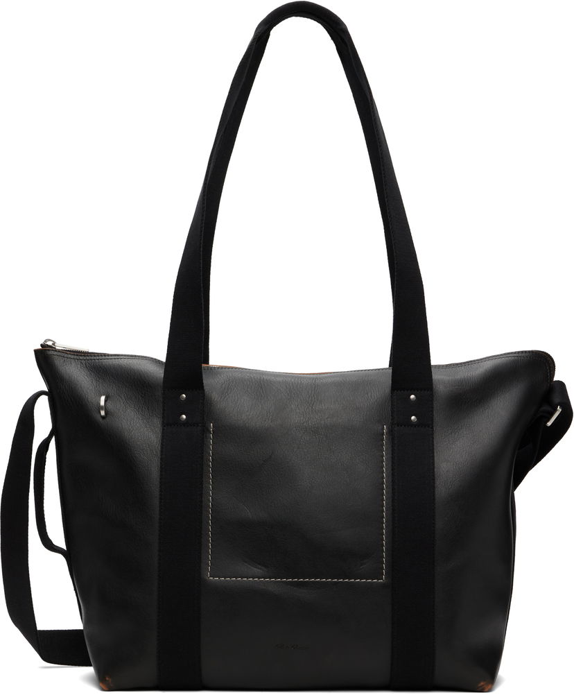 Kangaskassi Rick Owens Rick Owens Concordians Trolley Tote Musta | RA02E0761 LGET