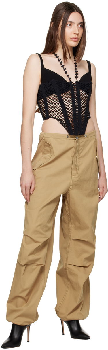Rintaliivit Dion Lee Crochet Corset Top Musta | A7646R23, 3