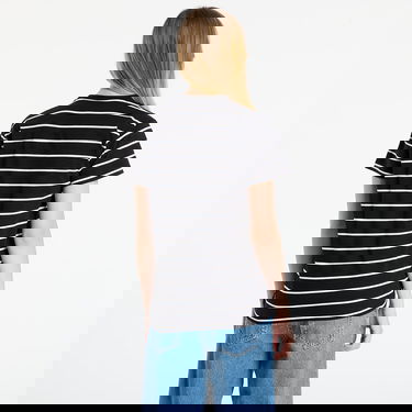 T-paita Horsefeathers T-Shirt Pyper Top Striped Musta | SW957C, 2