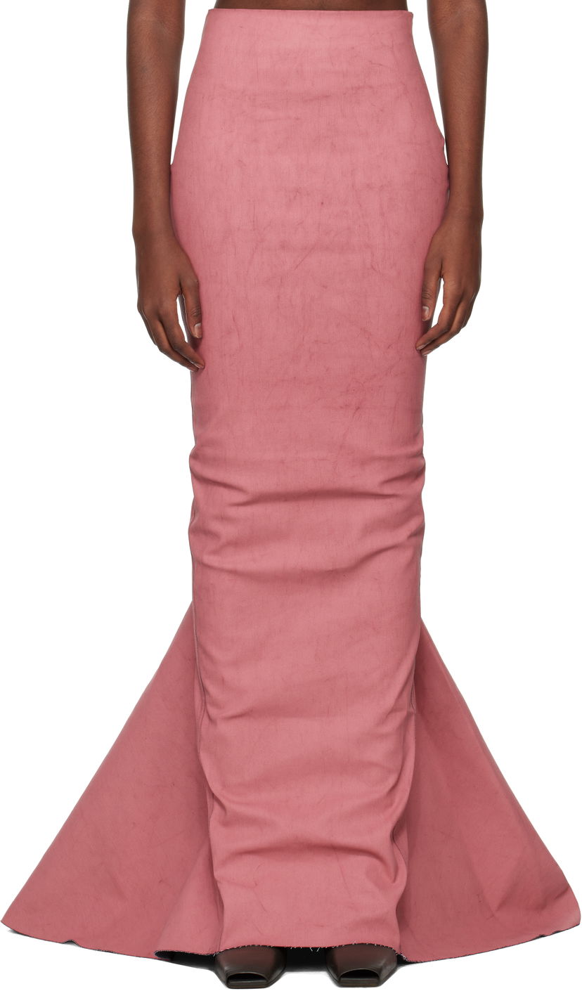 Hame Rick Owens Maxi Skirt Vaaleanpunainen | RO02D3386 SMT