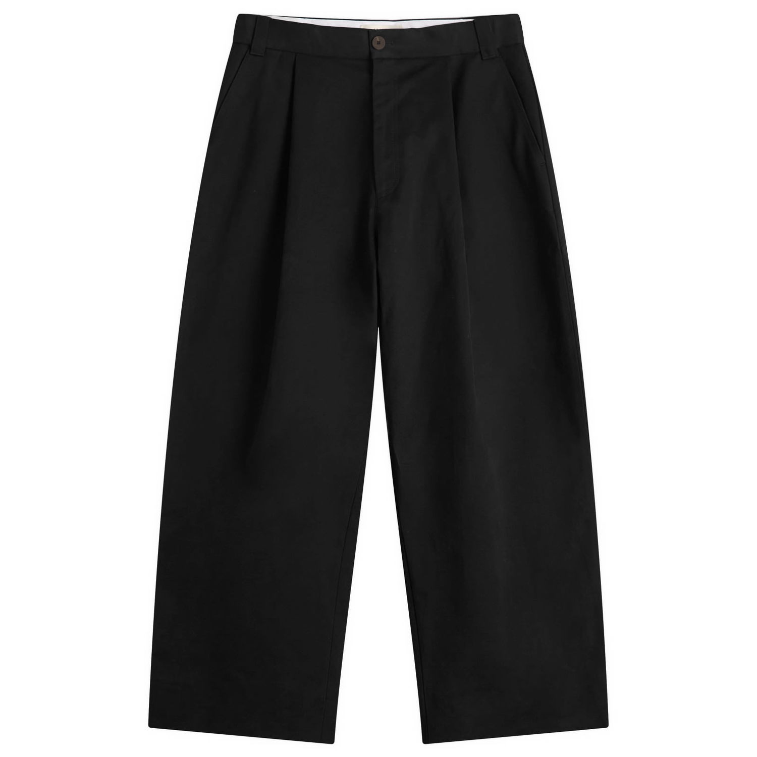 Housut Studio Nicholson Studio Nicholson Pant, Size Large Musta | SORTESNM-1248-BLK, 1