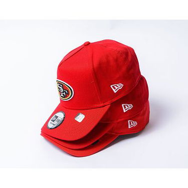 Korkki New Era 9FORTY A-Frame San Francisco 49ers Adjustable Hat Punainen | 60565495, 4
