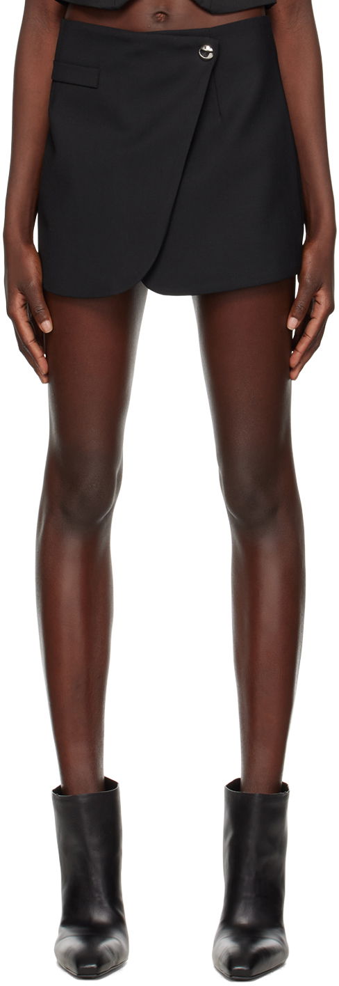 Hame Coperni Coperni Tailored Wrap Miniskirt Musta | COPJ24106