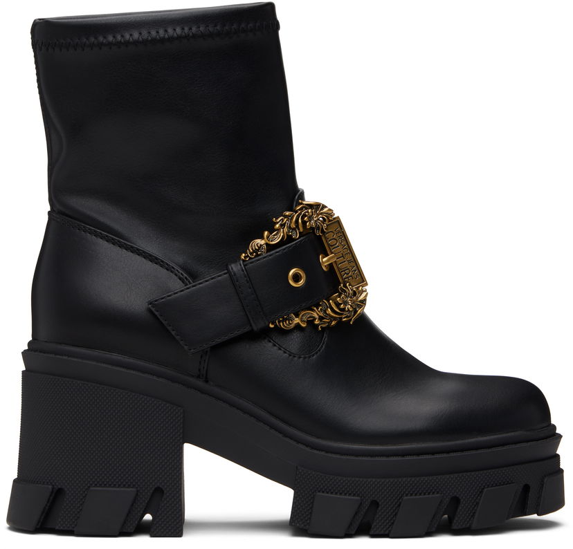 Tennarit ja kengät Versace Sophie Baroque Buckle Boots Musta | E79VA3S80_E71570