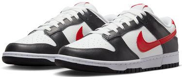 Tennarit ja kengät Nike Dunk Low Retro Red Swoosh Panda Musta | FB3354-001, 1