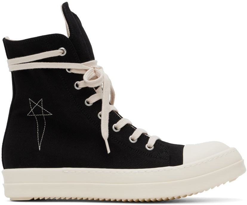 Vaatteet Rick Owens DRKSHDW Black Porterville Sneaks Sneakers Musta | DU02D2800 DOEM9