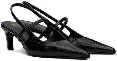 Tennarit ja kengät TOTEME The Sharp Slingback Heels Musta | 243-WAS821-LE0076, 3
