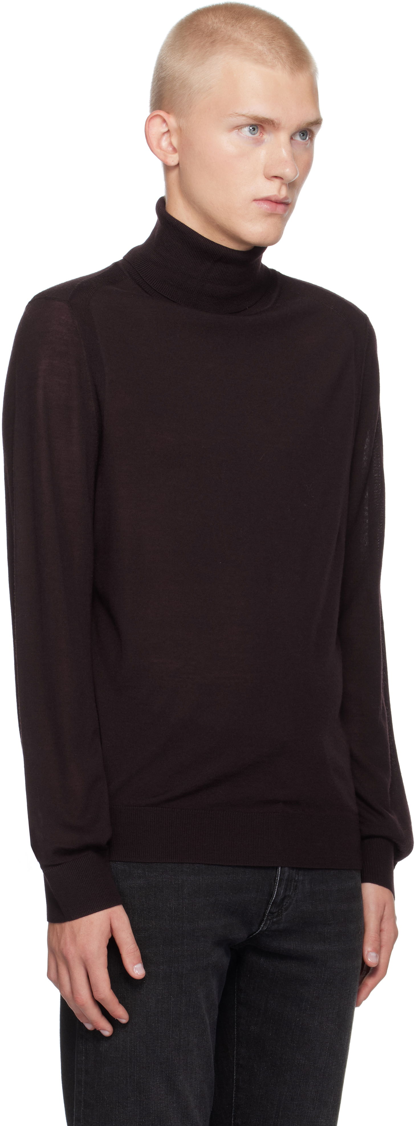 Villapaita Paul Smith Paul Smith Roll Neck Turtleneck Ruskea | M1R-565X-M02093-59, 1