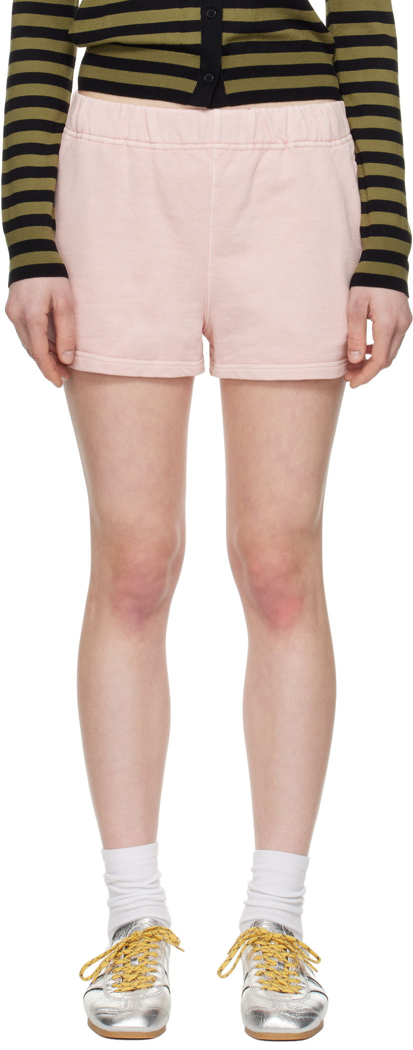 Shortsit BAPE BAPE One Point Dyed Sweat Shorts Vaaleanpunainen | 001SPL302002L