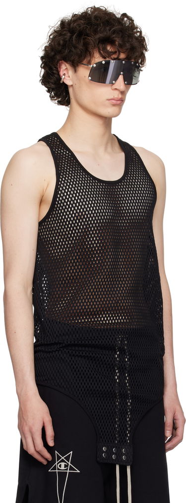 Tankkitoppi Rick Owens Rick Owens Champion Edition Mesh Tank Top Musta | CM01E1680 CHONET MESH, 1