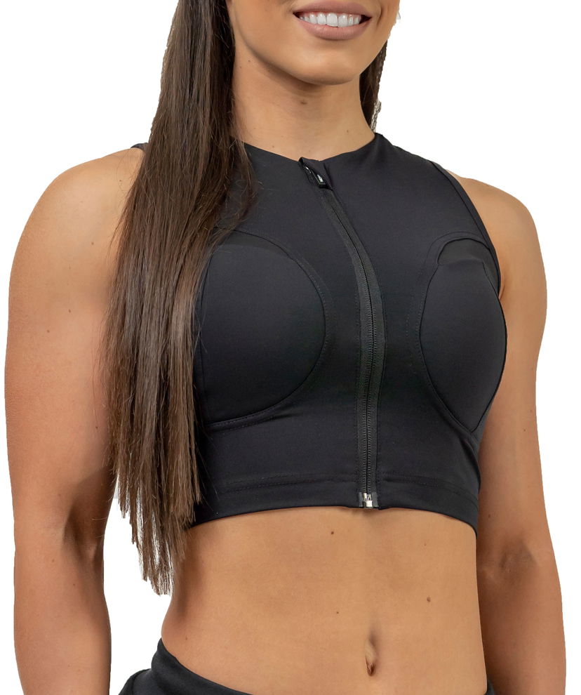 Tankkitoppi NEBBIA Nebbia Intense Mesh Compression Push-Up Top Musta | 8420110