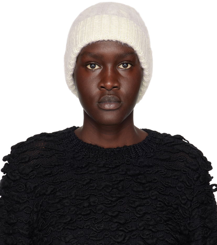 Pipo Cecilie Bahnsen Imogen Knit Beanie Beige | 2.22KNI40004