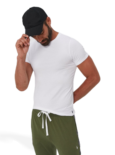 T-paita Polo by Ralph Lauren T-Shirts (2-pack) Valkoinen | 714835960002
