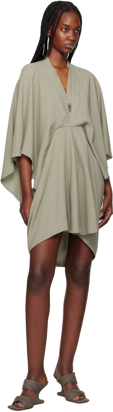 Mekko Rick Owens Rick Owens Hollywood Half Moon Minidress Vihreä | RP01E7534 Y, 3