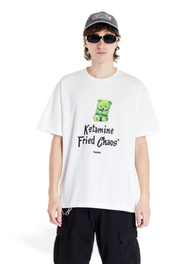 T-paita Pleasures Ketamine T-Shirt Valkoinen | P22W002 NATURAL