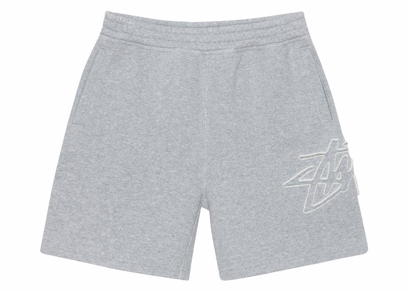 Shortsit Stüssy Stussy Tonal Applique Fleece Shorts Harmaa | 112311, 0