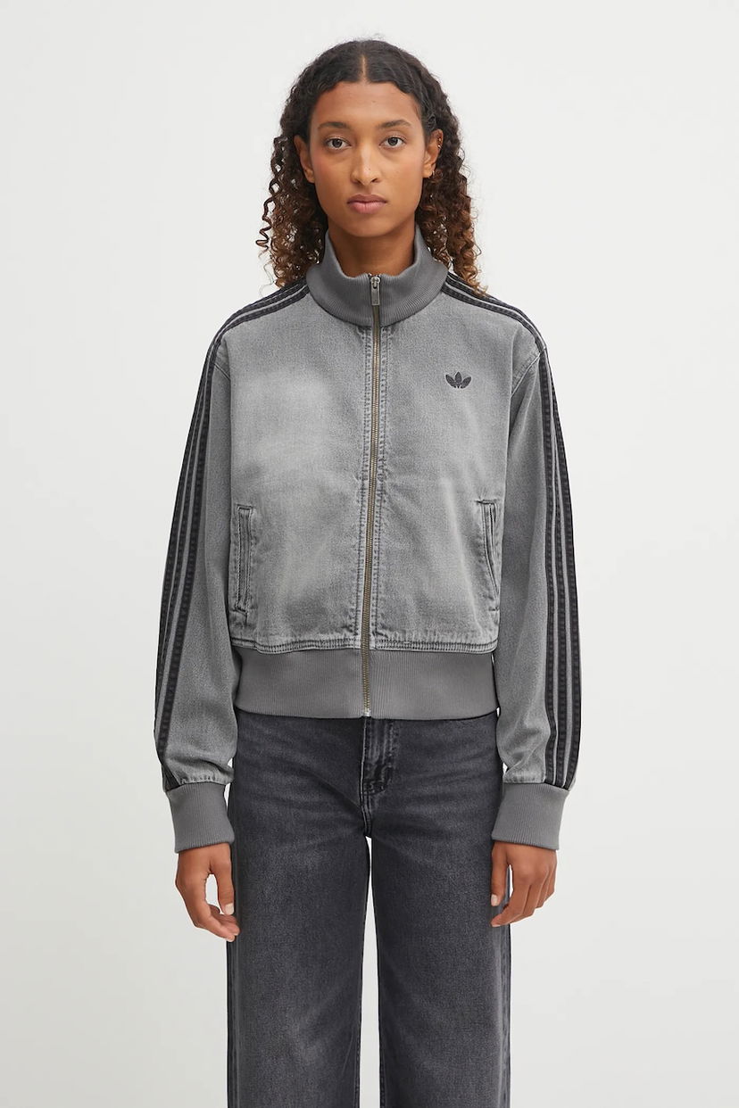 Bomber-takki adidas Originals adidas Originals Denim Tt Bomber Jacket Harmaa | JY2564