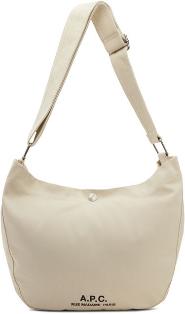 Käsilaukku A.P.C. Off-White Journal Satchel Bag Beige | PSAJZ-M61939, 0
