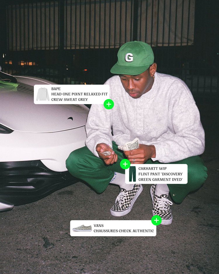 Tyler's Chessboard Vans